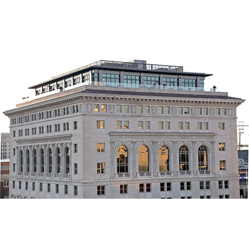 white and elegant building