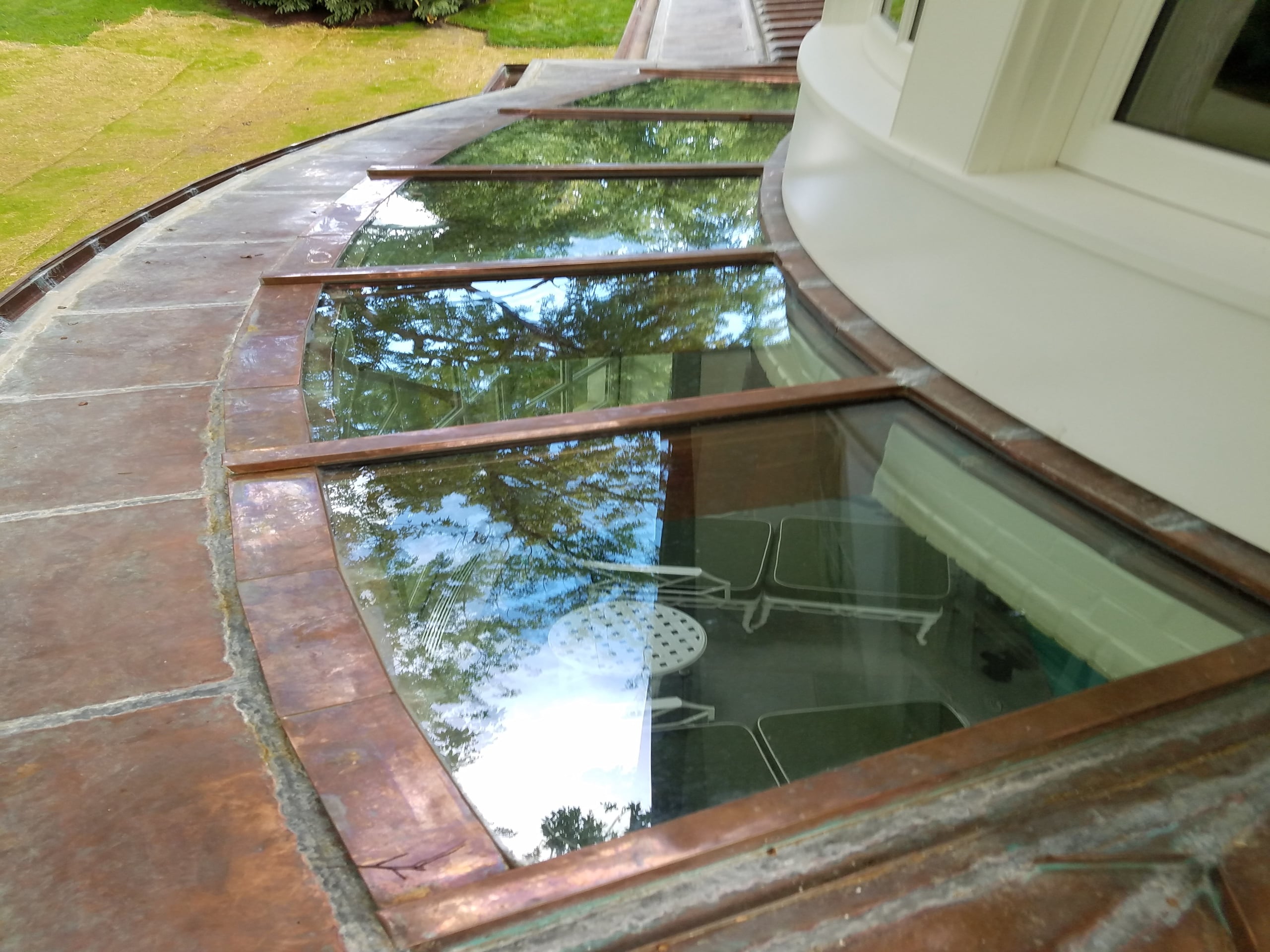 laminated glass roof