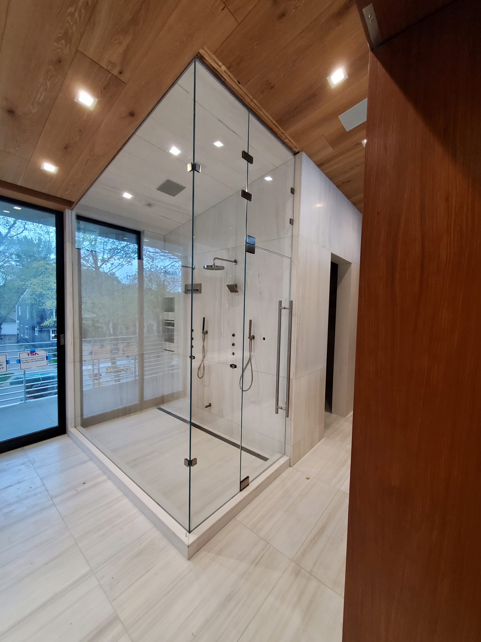 modern style shower room