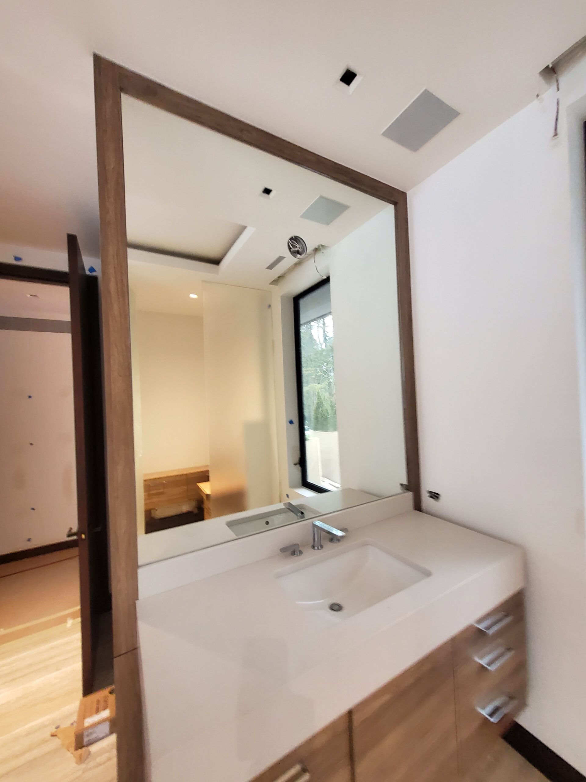 elegant powder room