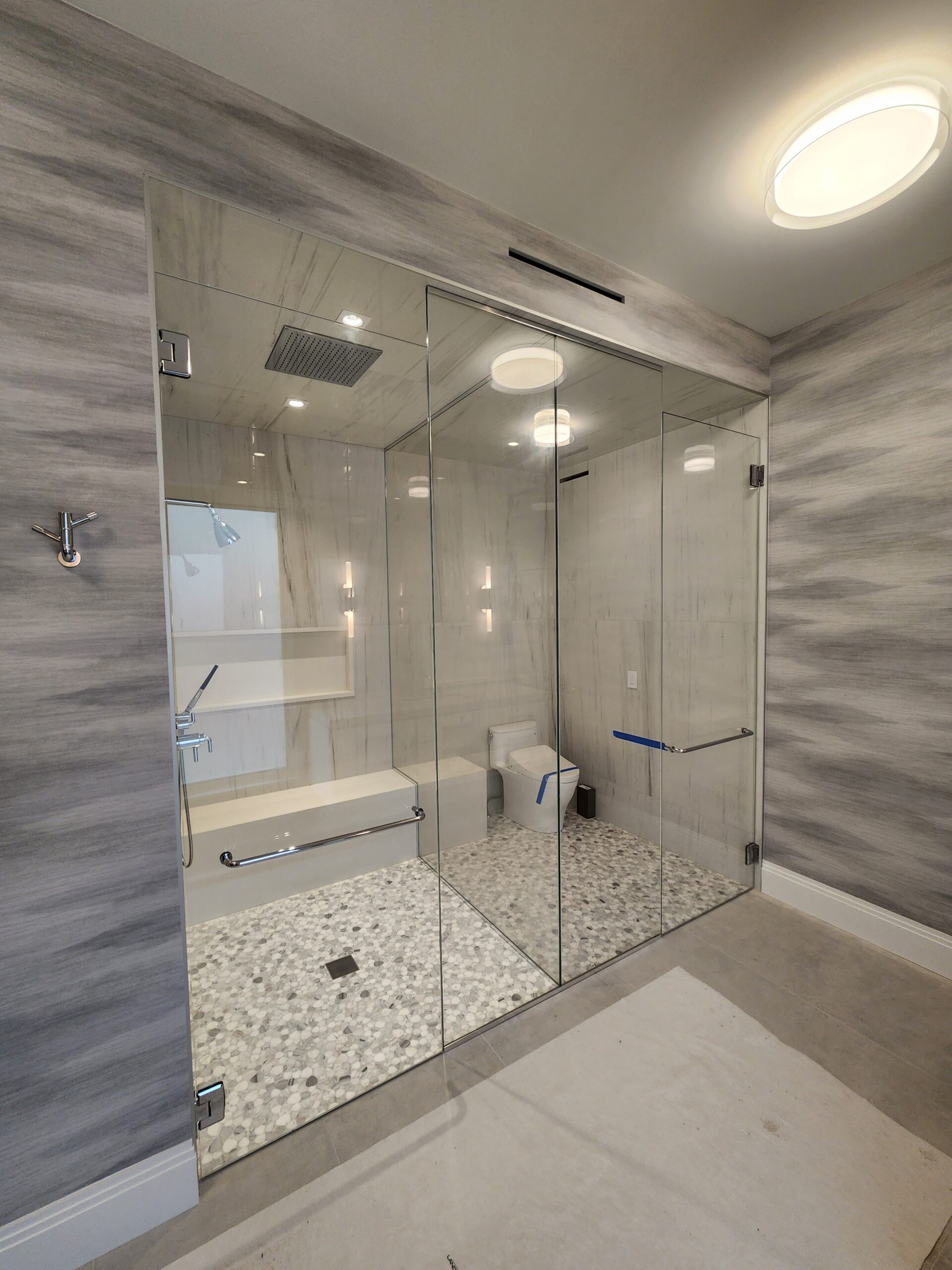 glamorous shower room