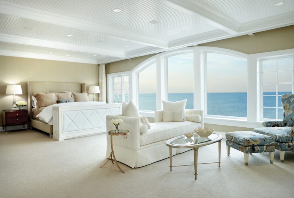 master room facing beach