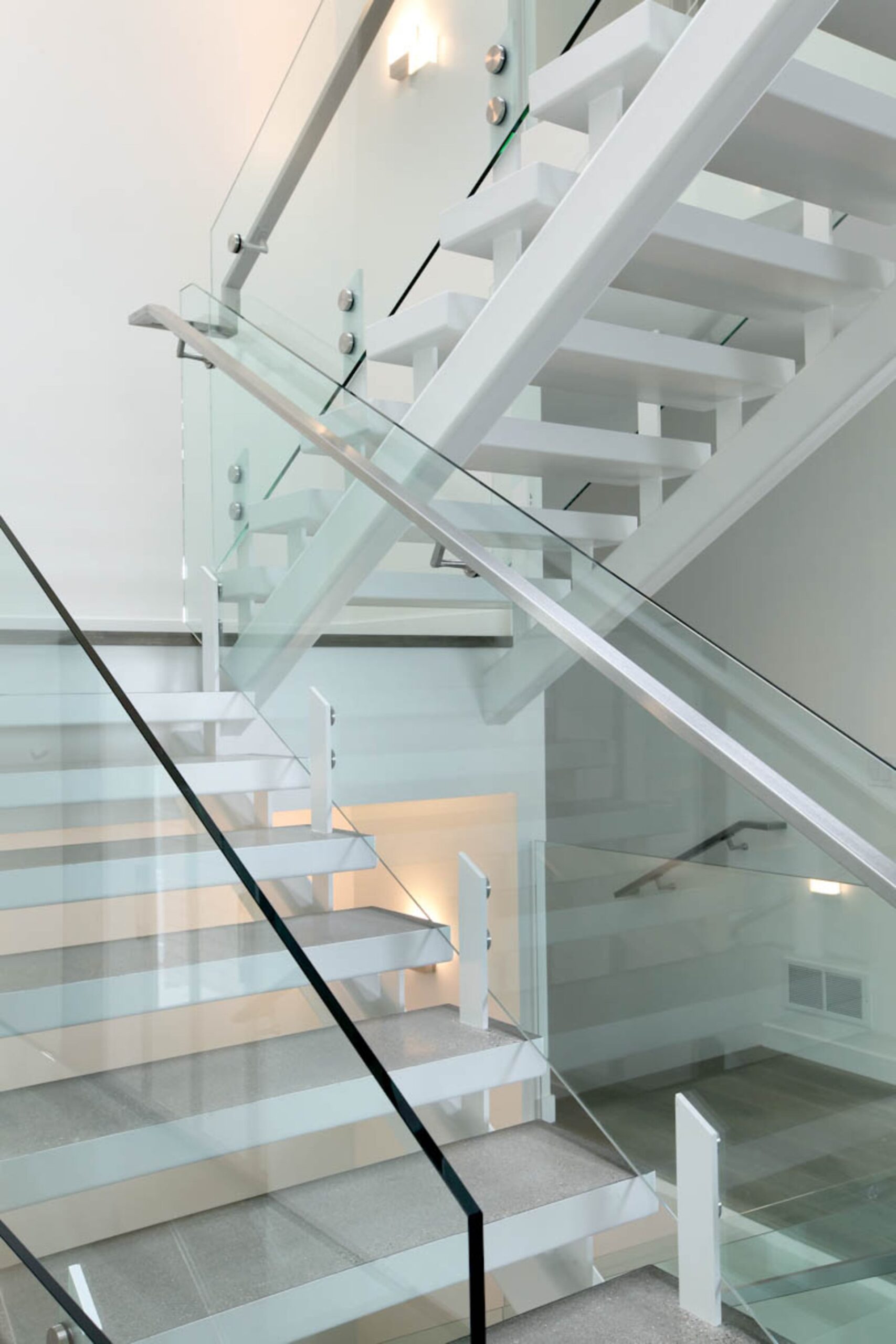 glass stairway