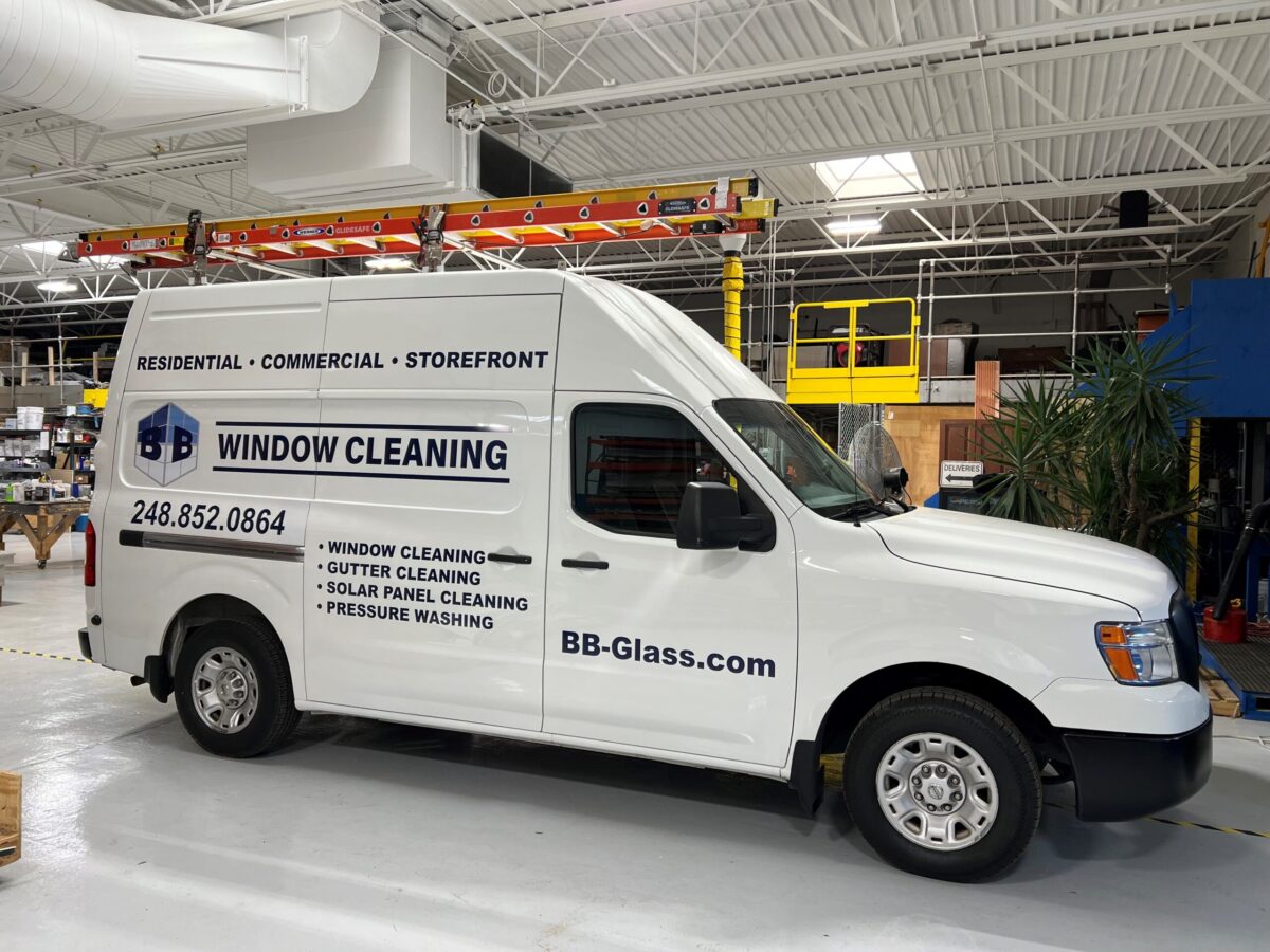 window cleaning services vehicle