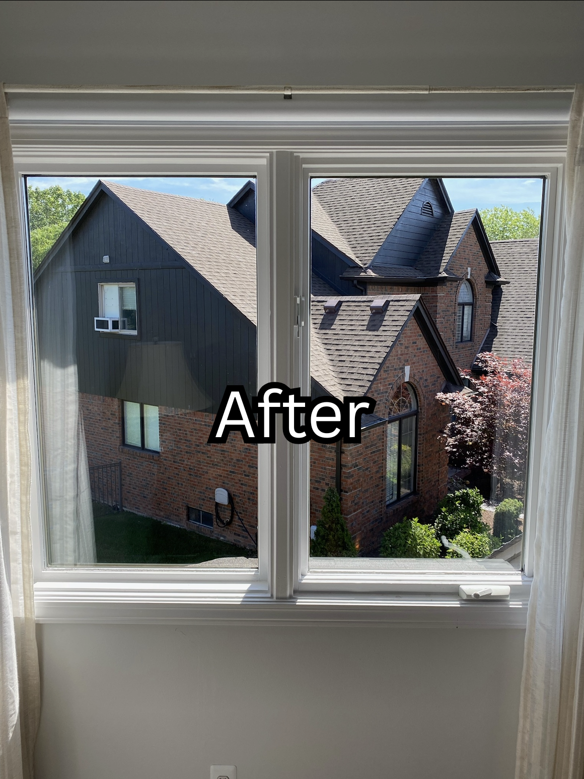 After window cleaning