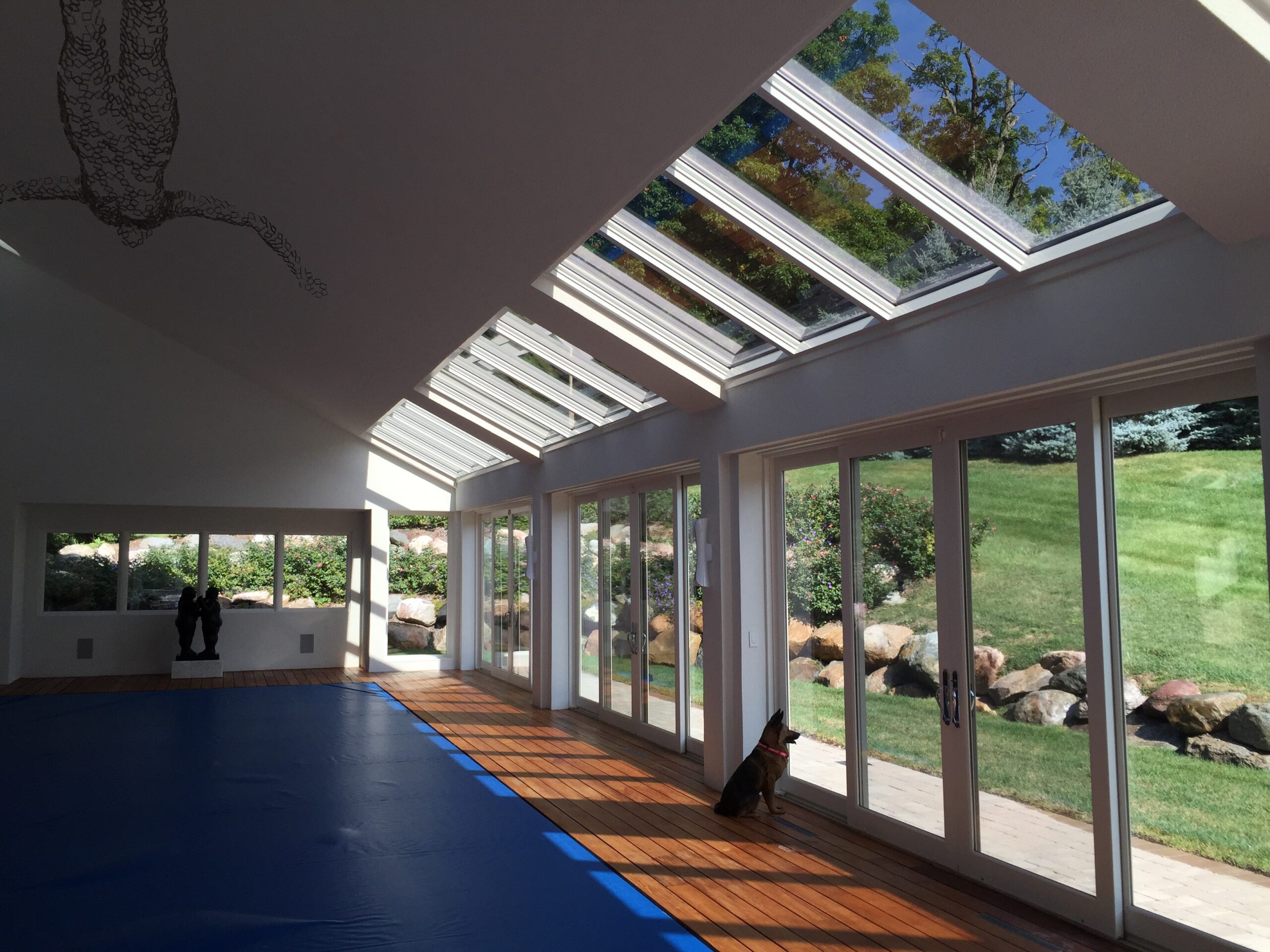 Butcher & Butcher Skylight. Glass skylight work.