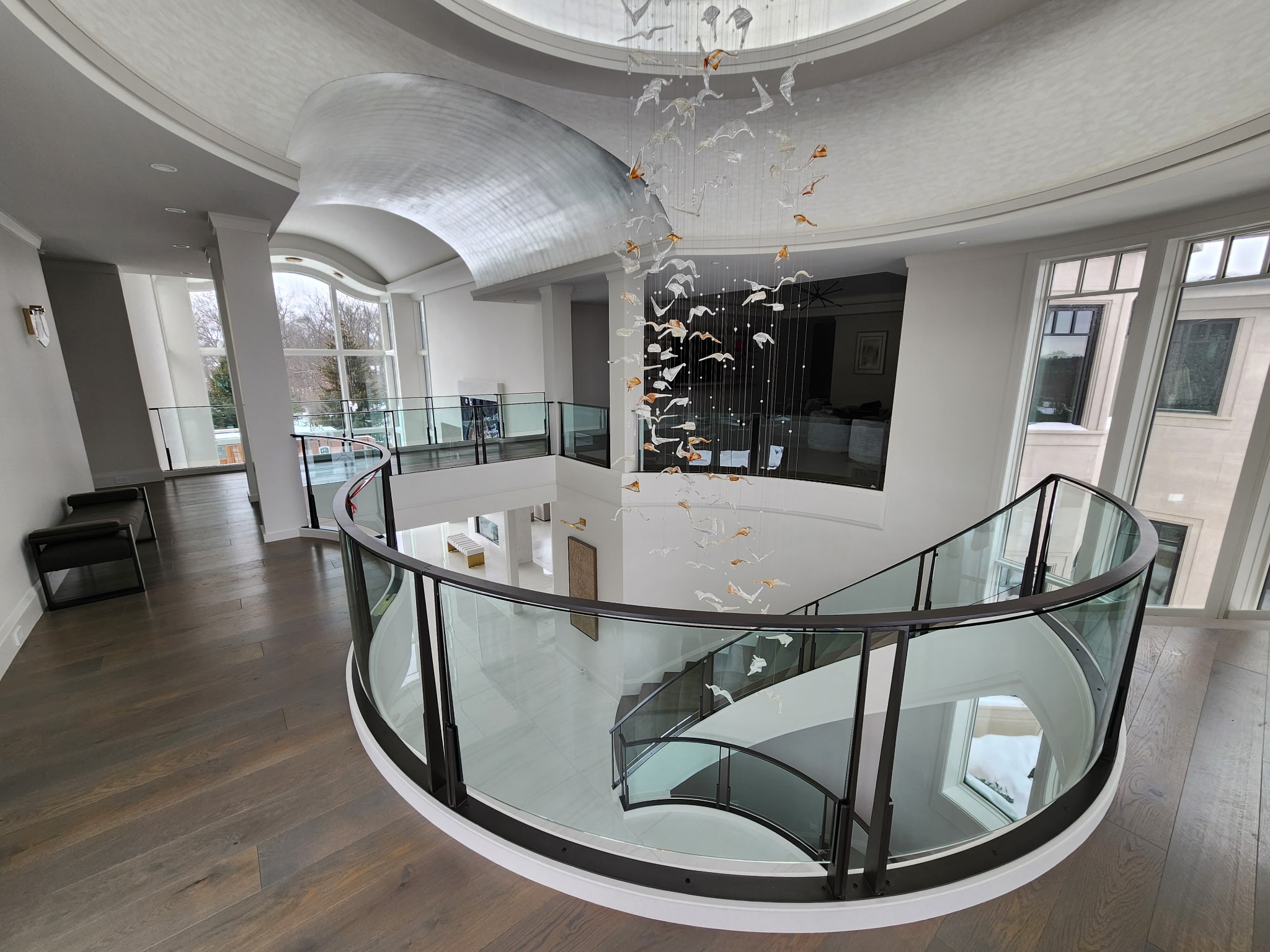 custom glass railings